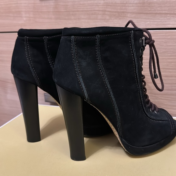 True Religion Suede Lace up Booties 7 - Picture 3 of 6